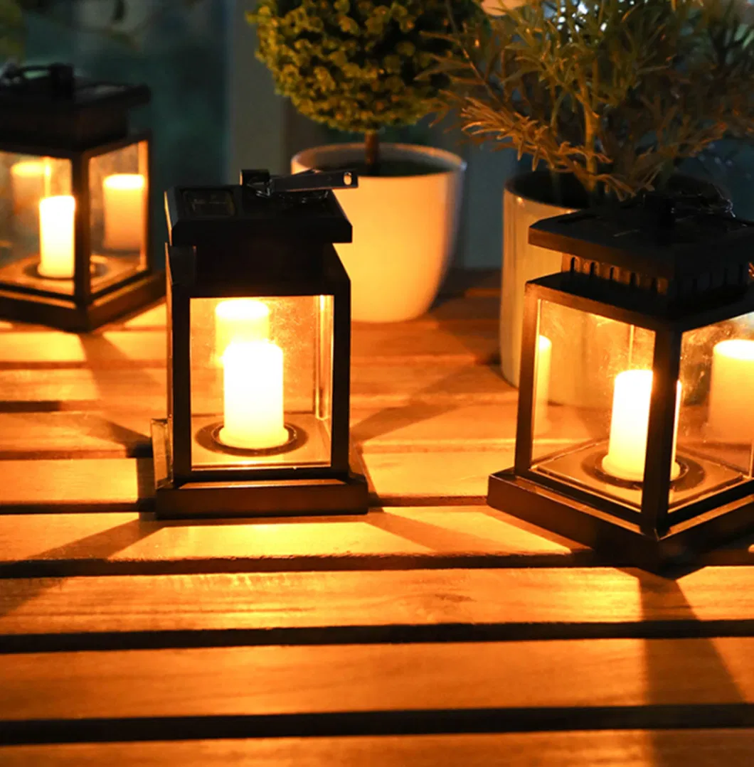 Solar Lantern Lights Waterproof Outdoor Hanging Lantern